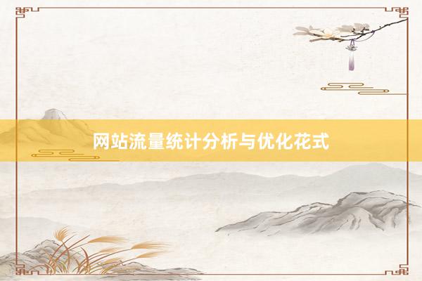 网站流量统计分析与优化花式